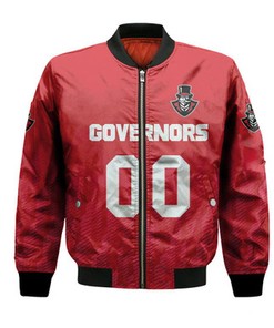Austin Peay Governors Bomber Jacket Logo Sport Ombre  - NCAA