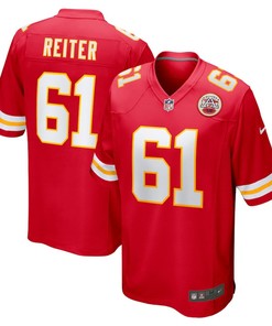 Austin Reiter 61 Kansas City Chiefs Game Player Jersey - Red