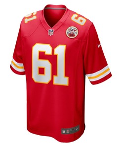 Austin Reiter 61 Kansas City Chiefs Game Player Jersey - Red