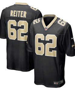 Austin Reiter New Orleans Saints Game Jersey - Black Nfl