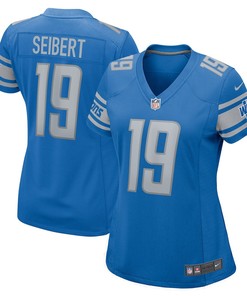 Austin Seibert 19 Detroit Lions Women's Player Game Jersey - Blue