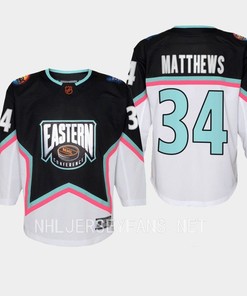 Auston Matthews 34 Toronto Maple Leafs 2023 All-Star Eastern Black