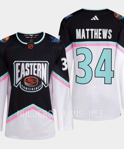 Auston Matthews 34 Toronto Maple Leafs 2023 All-Star Game Jersey Black Equipment