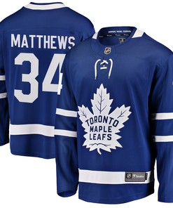 Auston Matthews Toronto Maple Leafs Fanatics Branded Breakaway Player Jersey Royal Nhl