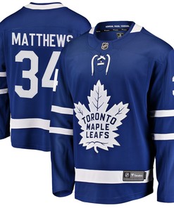 Auston Matthews Toronto Maple Leafs Fanatics Branded Home Breakaway Jersey - Blue Nhl