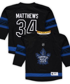 Auston Matthews Toronto Maple Leafs Preschool Alternate Replica Player Jersey - Black Nhl