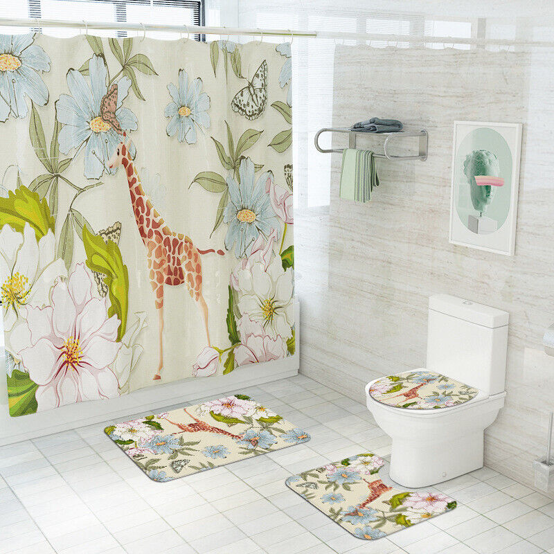 Autumn Aspen Trees Shower Curtain - Modern Rustic Forest Bathroom with Lodge Theme
