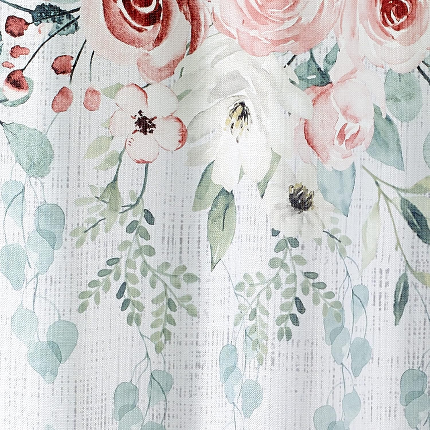 Avanti Farmhouse Shell Fabric Shower Curtain for a Beach-Themed Bathroom