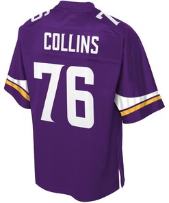 Aviante Collins Minnesota Vikings Nfl Pro Line Team Color Player Jersey - Purple