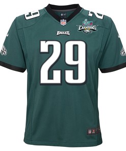 Avonte Maddox 29 Philadelphia Eagles Super Bowl LVII Champions 2 Stars 2 Stars Youth Game Jersey - Black