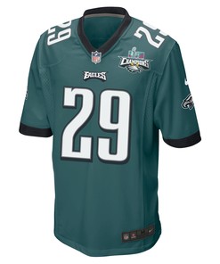 Avonte Maddox 29 Philadelphia Eagles Super Bowl LVII Champions 2 Stars Men Game Jersey - Midnight Green