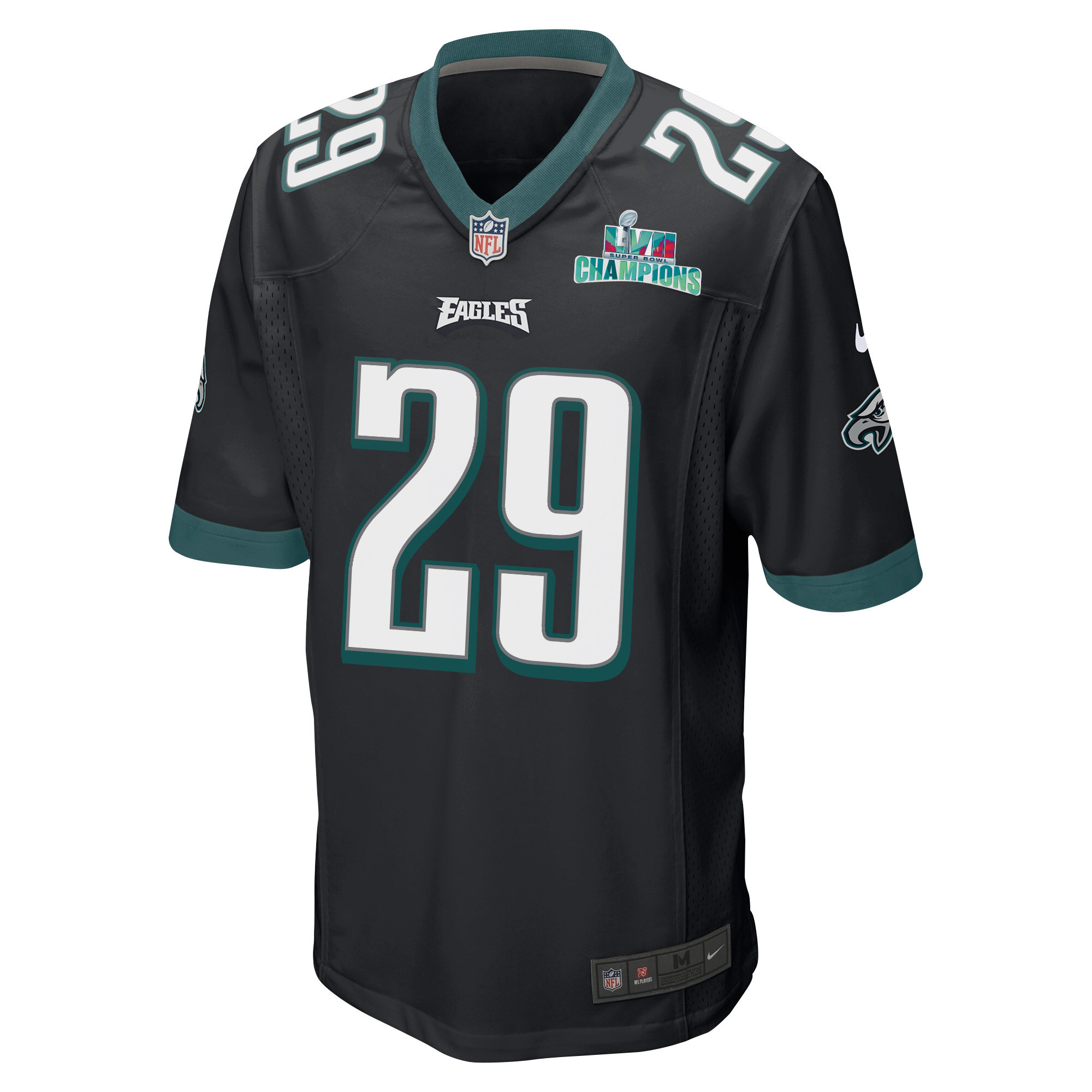 Avonte Maddox 29 Philadelphia Eagles Super Bowl LVII Champions Men Game Jersey - Black