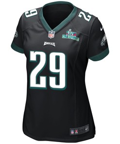 Avonte Maddox 29 Philadelphia Eagles Super Bowl LVII Champions Women Game Jersey - Black