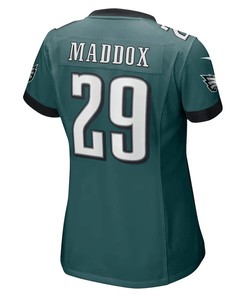 Avonte Maddox 29 Philadelphia Eagles Women's Game Jersey - Midnight Green