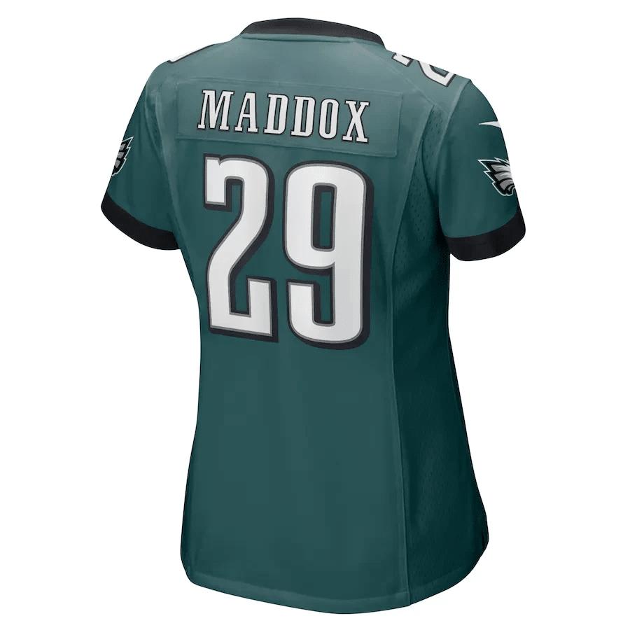 Avonte Maddox 29 Philadelphia Eagles Women's Game Jersey - Midnight Green
