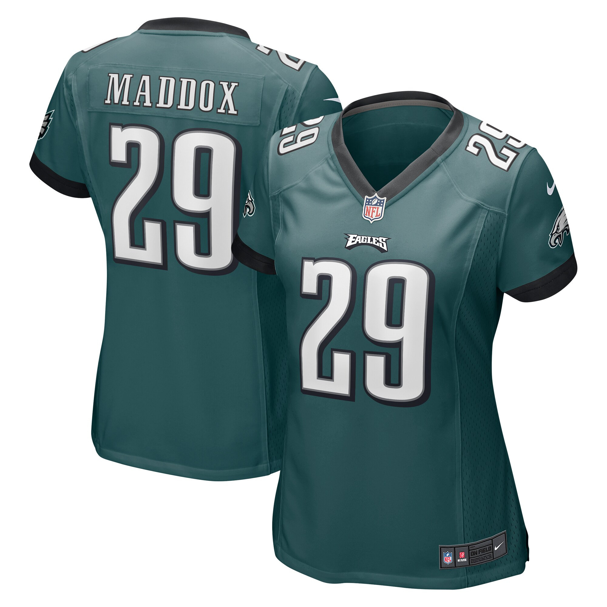 Avonte Maddox Philadelphia Eagles Womens Game Jersey - Midnight Green Nfl