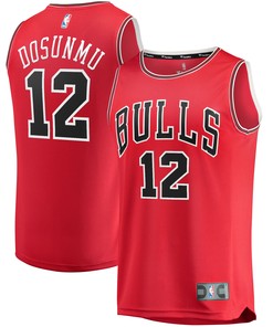 Ayo Dosunmu Chicago Bulls Fanatics Branded 2021/22 Fast Break Replica Jersey - Icon Edition - Red Nba