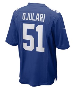 Azeez Ojulari 51 New York Giants Game Player Jersey - Royal