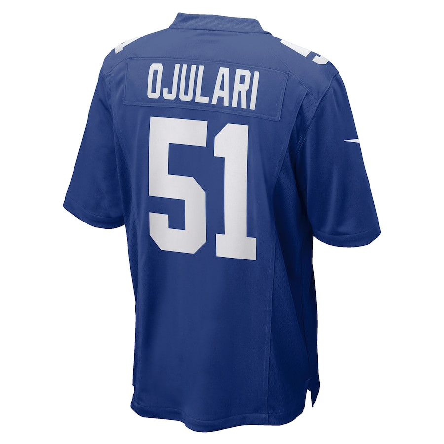 Azeez Ojulari 51 New York Giants Game Player Jersey - Royal