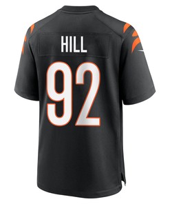 B.J. Hill 92 Cincinnati Bengals Super Bowl LVII Champions Men Game Jersey - Black