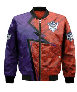 BYU Cougars Bomber Abstract Pattern Sport- NCAA