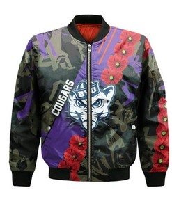 BYU Cougars Bomber Sport Style Keep Go on- NCAA