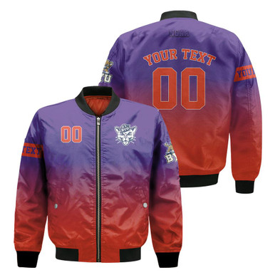 BYU Cougars Fadded Bomber Jacket - NCAA