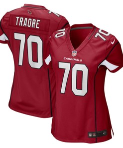 Badara Traore Arizona Cardinals Women's Game Player Jersey - Cardinal