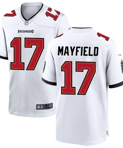 Baker Mayfield 17 Tampa Bay Buccaneers Men Game Jersey - White