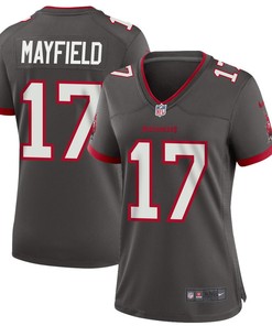 Baker Mayfield 17 Tampa Bay Buccaneers Women Alternate Game Jersey - Pewter