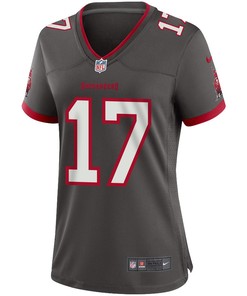 Baker Mayfield 17 Tampa Bay Buccaneers Women Alternate Game Jersey - Pewter