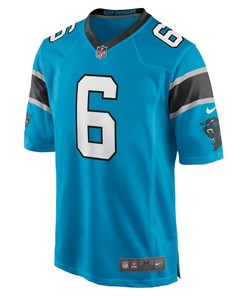 Baker Mayfield 6 Carolina Panthers Alternate Player Game Jersey - Blue