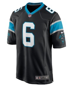 Baker Mayfield 6 Carolina Panthers Home Player Game Jersey - Black