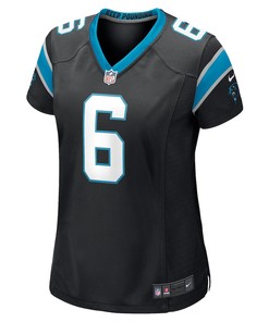 Baker Mayfield 6 Carolina Panthers Women's Home Player Game Jersey - Black
