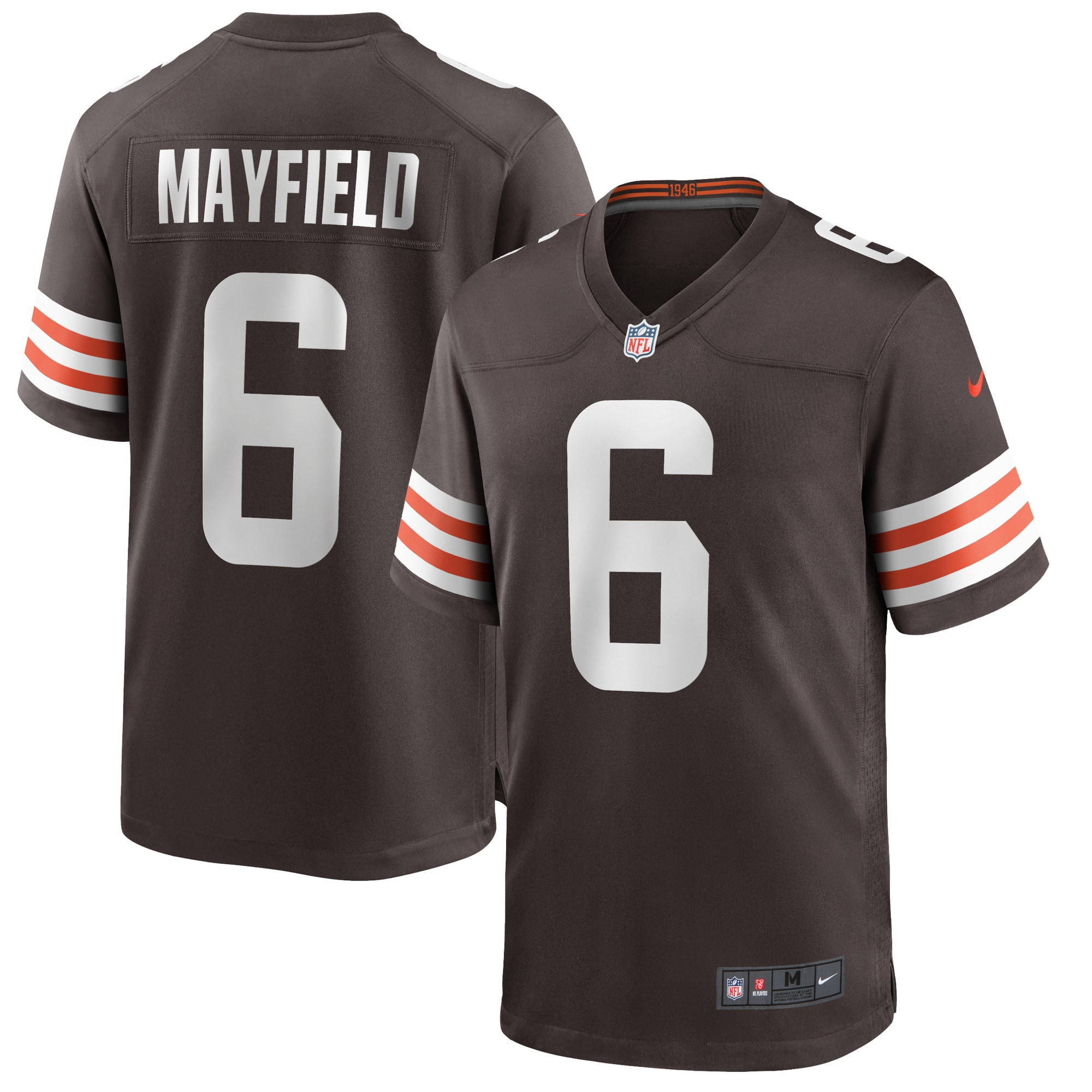 Baker Mayfield Cleveland Browns Game Player Jersey Brown Nfl