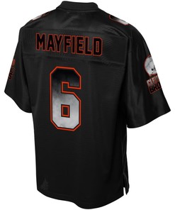 Baker Mayfield Cleveland Browns Nfl Pro Line Smoke Fashion Jersey - Black