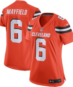 Baker Mayfield Cleveland Browns Nike Womens Player Game Jersey - Orange