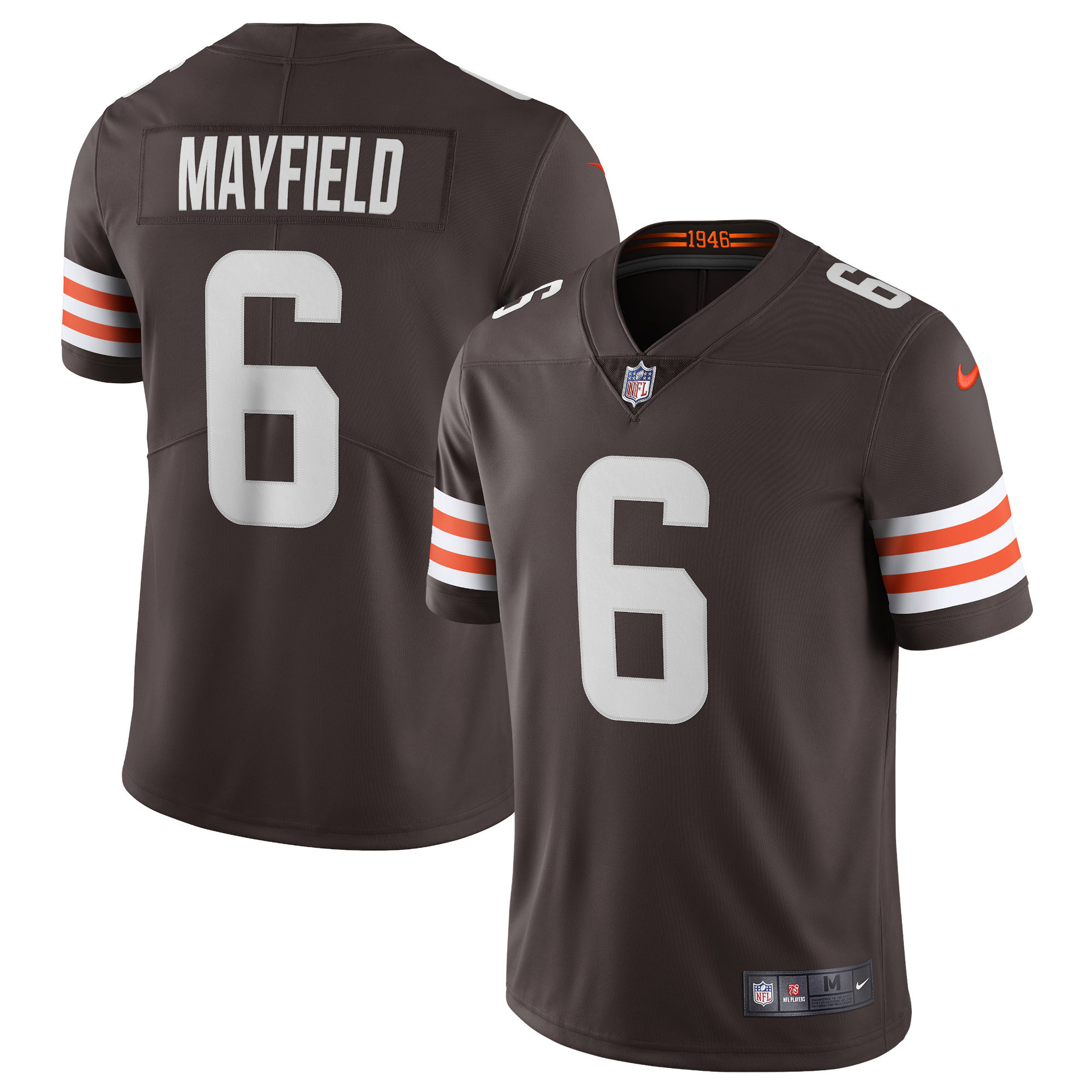Baker Mayfield Cleveland Browns Vapor Limited Player Jersey - Brown Nfl