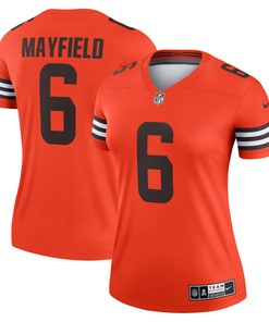Baker Mayfield Cleveland Browns Womens Inverted Legend Jersey - Orange Nfl