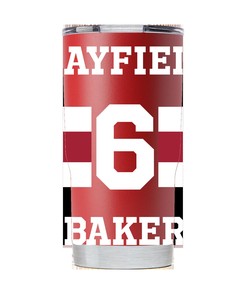 Baker Mayfield Crimson Tumbler - Tampa Bay Buccaneers Edition