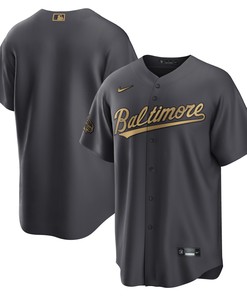 Baltimore Orioles 2022 Mlb All-star Game Replica Blank Jersey - Charcoal Mlb