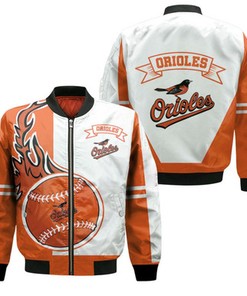 Baltimore Orioles 3D Bomber Jacket Model 459