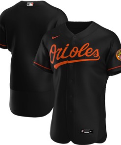 Baltimore Orioles Alternate Authentic Team Jersey Black Mlb