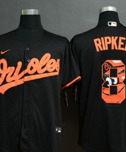 Baltimore Orioles Cal Ripken Jr. #8 2020 Mlb Black Jersey