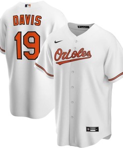 Baltimore Orioles Chris Davis #19 2020 Mlb White Jersey