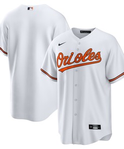 Baltimore Orioles Home Replica Team Jersey White Mlb