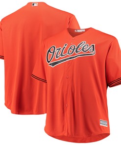 Baltimore Orioles Majestic Alternate Official Cool Base Jersey - Orange Mlb