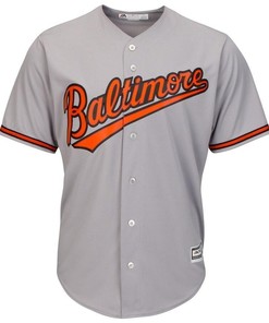 Baltimore Orioles Official Cool Base Jersey - Gray