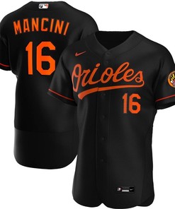 Baltimore Orioles Trey Mancini #16 2020 Mlb Black Jersey