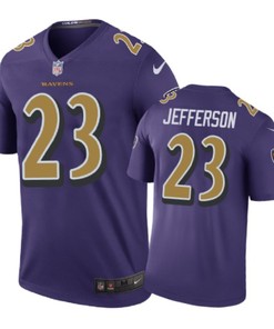 Baltimore Ravens #23 Tony Jefferson Nike Color Rush Purple Jersey